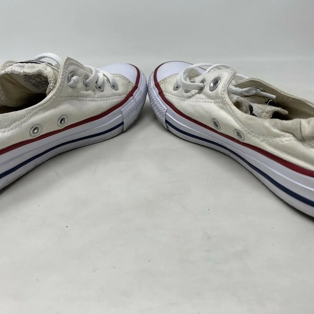 Converse Shoes Womens Size 8 White Ankle Skip On